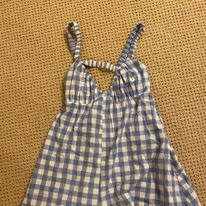princess polly gingham romper